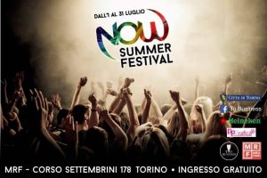 Torino NOW SUMMER FESTIVAL - Spazio MRFTorino NOW SUMMER FESTIVAL - Spazio MRF